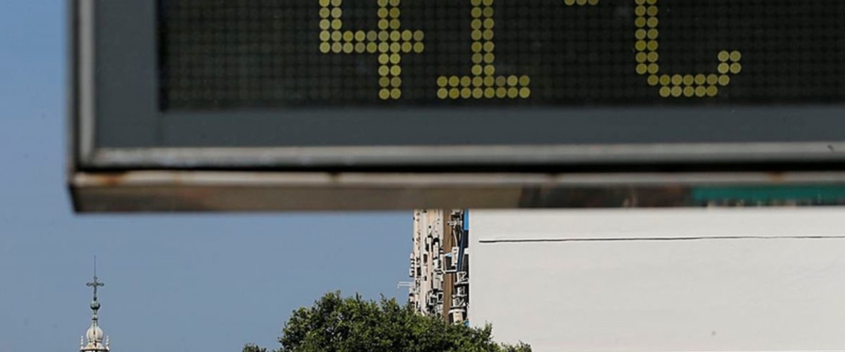 Hémisphère Sud températures été